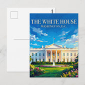 Het Witte Huis District of Columbia Briefkaart (Voorkant / Achterkant)