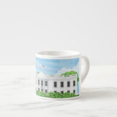 Het Witte Huis Espresso Kop (Voorkant rechts)