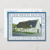 "HET WITTE HUIS, FORGE" van Brigid O'Neill Hovey Briefkaart (Voorkant / Achterkant)