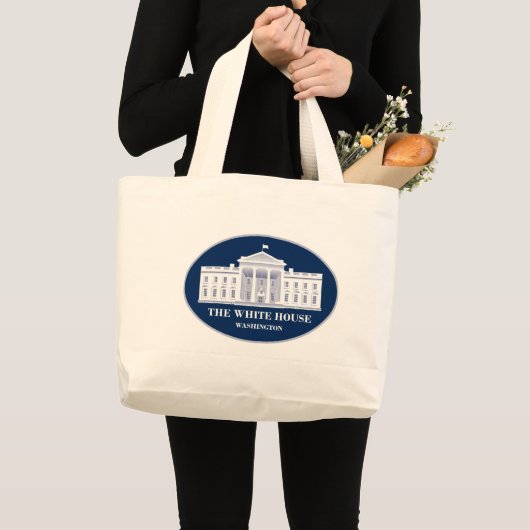 Het Witte Huis Grote Tote Bag (Voorkant (product))