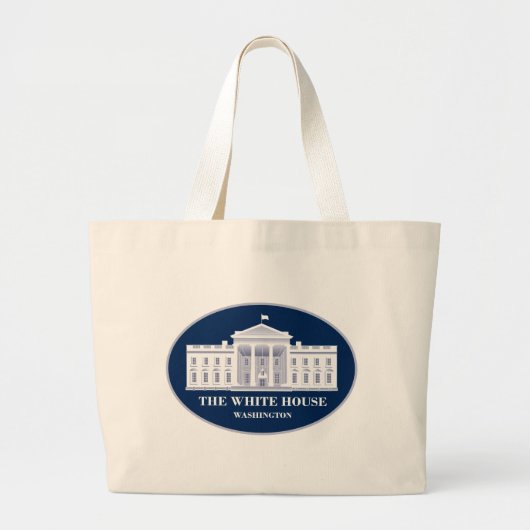 Het Witte Huis Grote Tote Bag (Voorkant)