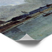 Het Witte Huis in Chelsea door Thomas Girtin Poster (Hoek)