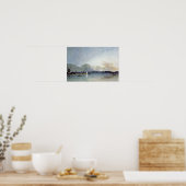 Het Witte Huis in Chelsea door Thomas Girtin Poster (Keuken)