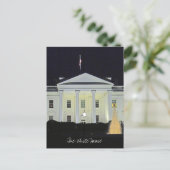 Het Witte Huis in Night Washington DC 001 Briefkaart (Staand voorkant)