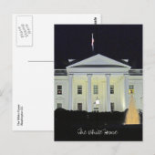 Het Witte Huis in Night Washington DC 001 Briefkaart (Voorkant / Achterkant)