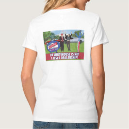 Het Witte Huis is geen Tesla T-shirt