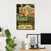 HET WITTE HUIS LUISTERT POSTER (Thuiskantoor)