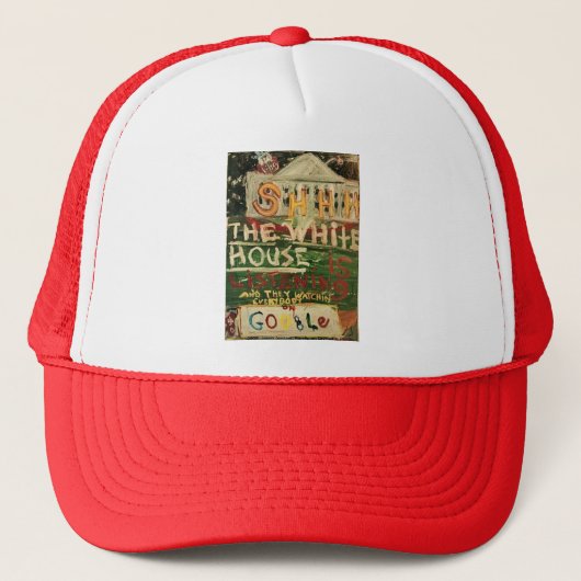 HET WITTE HUIS LUISTERT TRUCKER PET (Voorkant)