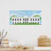 Het Witte Huis Poster (Keuken)