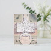 Het Witte Huis President Washington D.C. Plan Briefkaart (Staand voorkant)