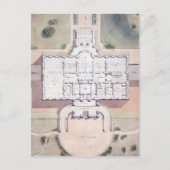 Het Witte Huis President Washington D.C. Plan Briefkaart (Voorkant)