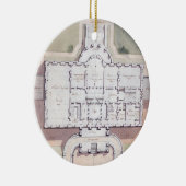 Het Witte Huis President Washington D.C. Plan Keramisch Ornament (Rechts)