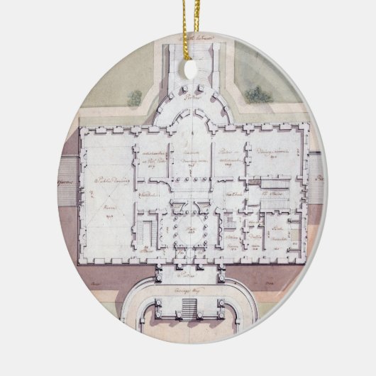 Het Witte Huis President Washington D.C. Plan Keramisch Ornament (Links)