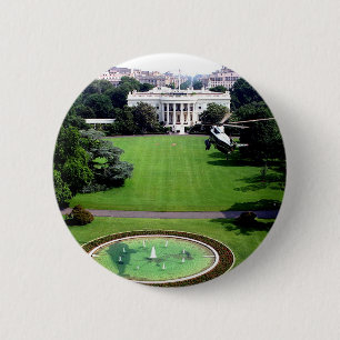 Het Witte Huis Ronde Button 5,7 Cm