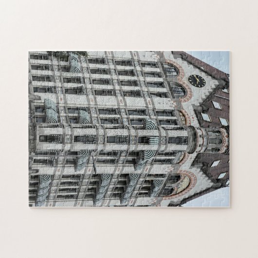 Het Witte Huis, Rotterdam Legpuzzel (Horizontaal)