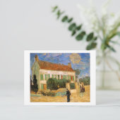 Het Witte Huis 's nachts, Van Gogh Fine Art Briefkaart (Staand voorkant)