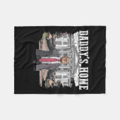 Het Witte Huis van Trump Daddy 2024 Fleece Deken (Voorkant (Horizontaal))