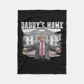 Het Witte Huis van Trump Daddy 2024 Fleece Deken (Voorkant)