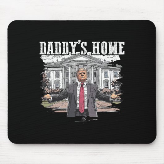 Het Witte Huis van Trump Daddy 2024 Muismat (Voorkant)