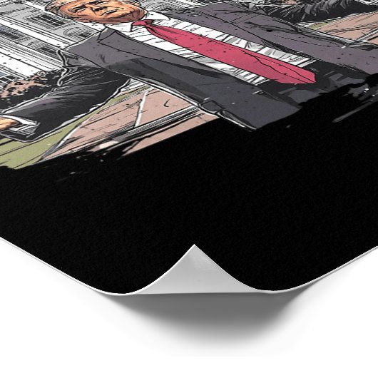 Het Witte Huis van Trump Daddy 2024 Poster (Hoek)