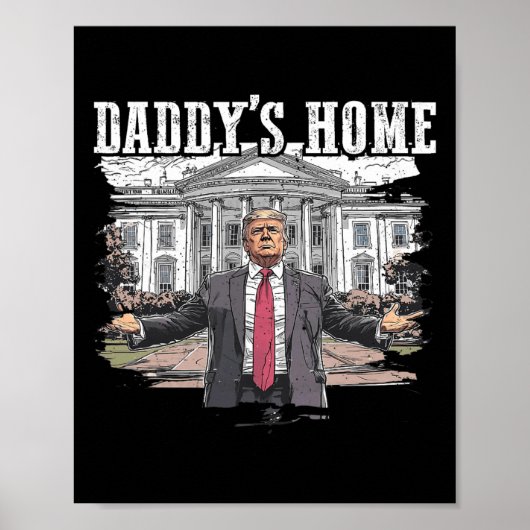 Het Witte Huis van Trump Daddy 2024 Poster (Voorkant)