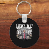 Het Witte Huis van Trump Daddy 2024 Sleutelhanger (Voorkant)