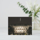 Het Witte Huis viert Kerstmis Feestdagenkaart (Staand voorkant)