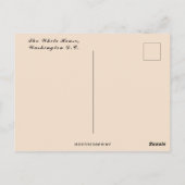 Het Witte Huis Washington D.C. Briefkaart (Achterkant)