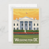Het Witte Huis | Washington, DC Briefkaart (Voorkant / Achterkant)