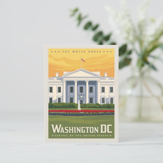 Het Witte Huis | Washington, DC Briefkaart (Staand voorkant)