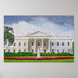 Het Witte Huis, Washington DC Poster