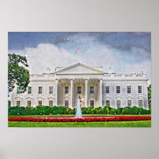 Het Witte Huis, Washington DC Poster (Voorkant)