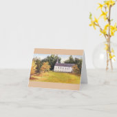 Het witte kapel kaart (Gele Bloem)