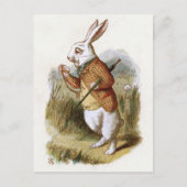 Het witte konijn - Alice in Wonderland Briefkaart (Voorkant)