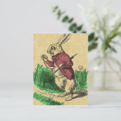 Het witte konijn Briefkaart (Staand voorkant)