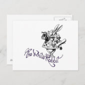 Het witte konijn briefkaart (Voorkant / Achterkant)