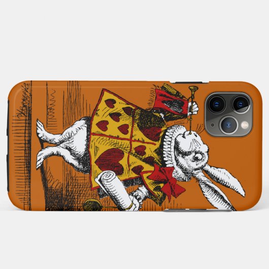 Het witte konijn Case-Mate iPhone case (Achterkant (horizontaal))