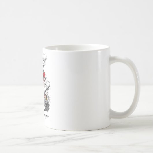 Het witte konijn koffiemok (Rechts)