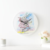Het witte konijn luidt de tijd in grote klok (Huis)