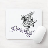 Het witte konijn muismat (Met muis)