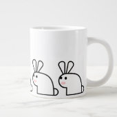 Het witte konijn (Multi) Grote Koffiekop (Rechts)