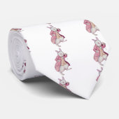 Het Witte Konijn of Peter Cottontail Stropdas (Opgerold)