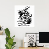 Het witte konijn poster (Thuiskantoor)