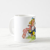 Het witte konijn races door Alice Koffiemok (Voorkant links)