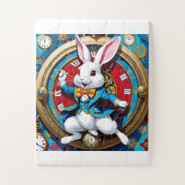 Het witte konijn uit Alice in Wonderland Legpuzzel
