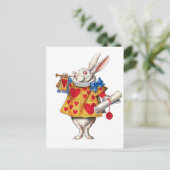 Het witte konijn van Alice in Wonderland Briefkaart (Staand voorkant)