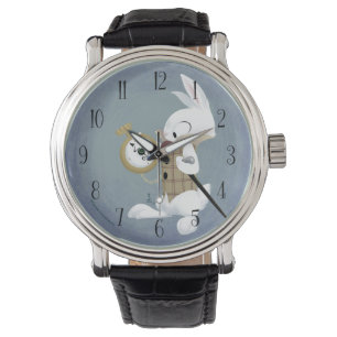 Het witte konijnenhorloge horloge