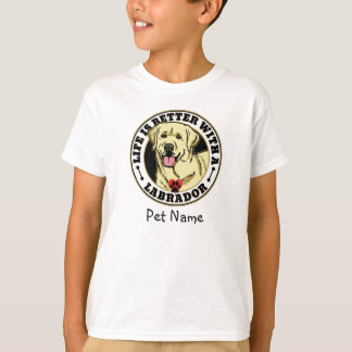 Het witte labrador persoonlijke leven is beter t-shirt