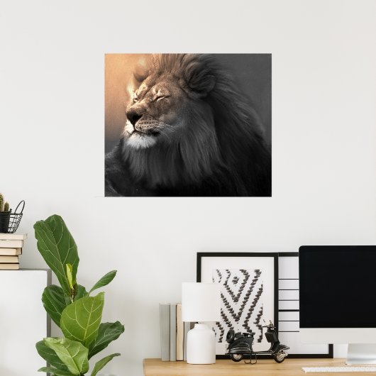 Het witte licht voelen poster (Thuiskantoor)