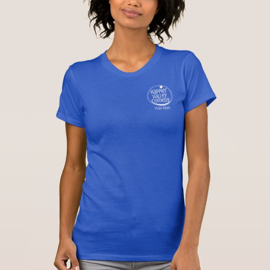 Het Witte Logo T-Shirt HVC van vrouwen Spel meer (Voorkant)